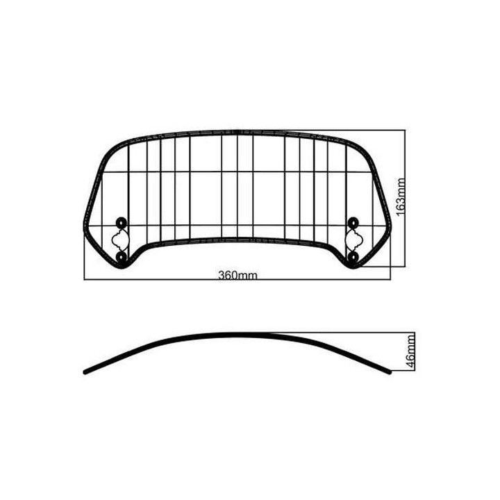 Spoiler adaptable MRA X-creen TOURING XCTA Spoiler adaptable MRA X-creen TOURING XCTA