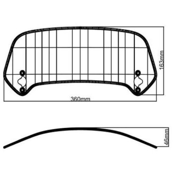 Spoiler adaptable MRA X-creen TOURING XCTA