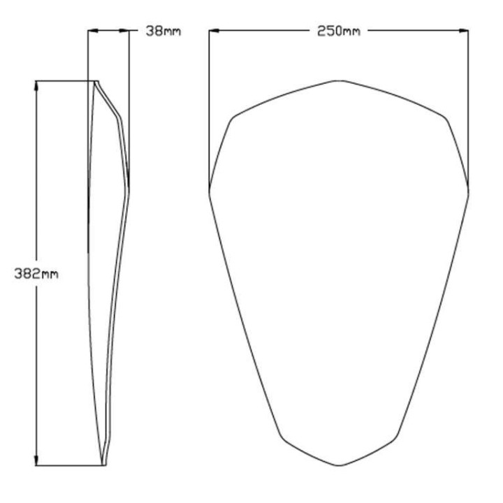 Bulle Puig SPORT (20433) Yamaha TRACER 700 20-