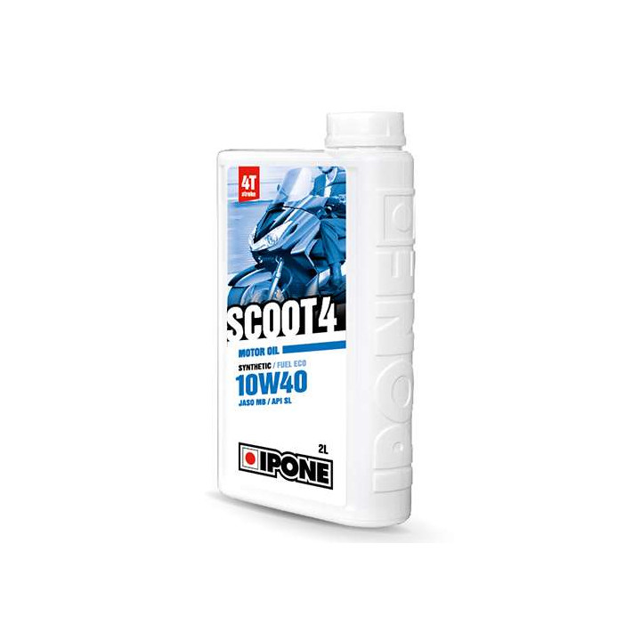 Huile moteur 4T IPONE SCOOT 4 10W40 2 litres