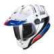 Casque moto Scorpion ADF-9000 AIR DESERT Blanc / Bleu / Rouge Casque moto Scorpion ADF-9000 AIR DESERT Blanc / Bleu / Rouge