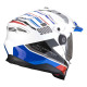 Casque moto Scorpion ADF-9000 AIR DESERT Blanc / Bleu / Rouge Casque moto Scorpion ADF-9000 AIR DESERT Blanc / Bleu / Rouge