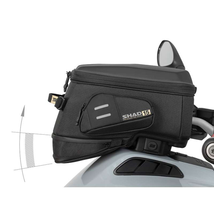 Sacoche réservoir Shad CLICK SYSTEM LOCKED TR15CL 13 litres