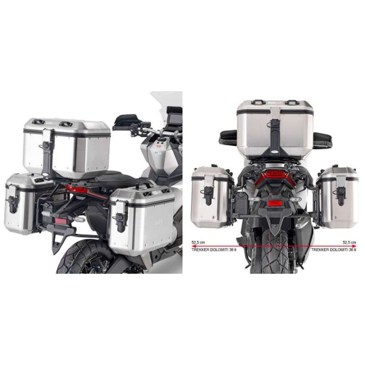 Support valises Givi MONOKEY (PLO1188MK) Honda X-ADV 21- Support valises Givi MONOKEY (PLO1188MK) Honda X-ADV 21-
