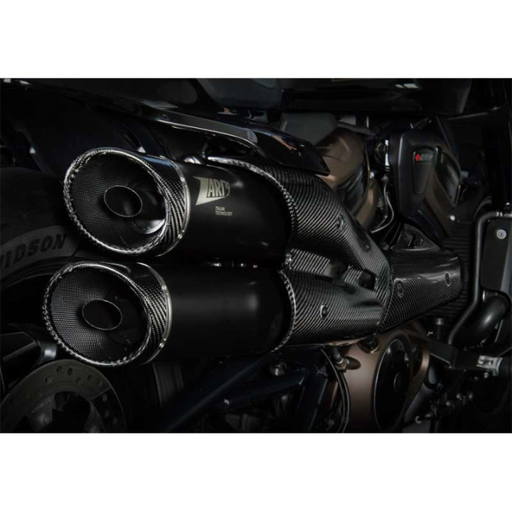 Ligne complète homologuée EURO 5 Zard GT Harley-Davidson SPORTSTER 1250 S