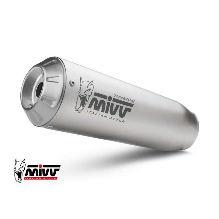 Silencieux Homologués Mivv X-M1 Titane (D.045.LC4T) Ducati Hypermotard 950/SP/RVE