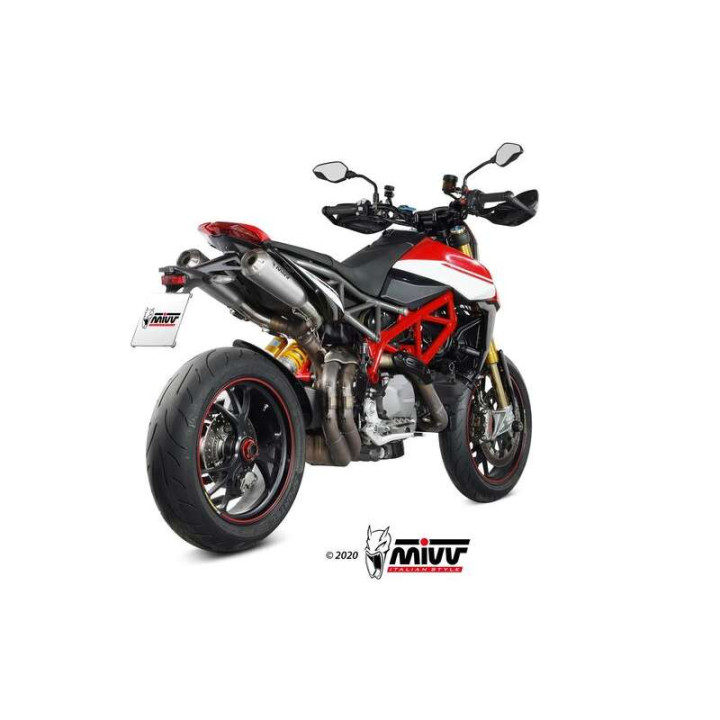 Mivv X-M1 Titane approved mufflers (D.045.LC4T) Ducati Hypermotard 950/SP/RVE Mivv X-M1 Titane approved mufflers (D.045.LC4T) Ducati Hypermotard 950/SP/RVE