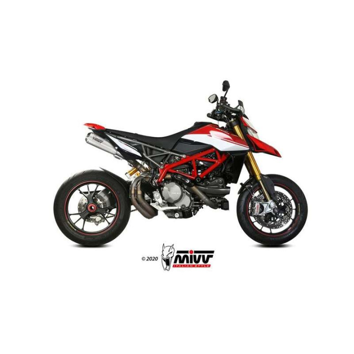 Mivv X-M1 Titane approved mufflers (D.045.LC4T) Ducati Hypermotard 950/SP/RVE Mivv X-M1 Titane approved mufflers (D.045.LC4T) Ducati Hypermotard 950/SP/RVE