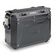 Straight black suitcase Kappa KFR37B K-FORCE