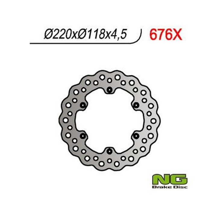Fixed petal NG brake disc 220mm (ref. 676X)