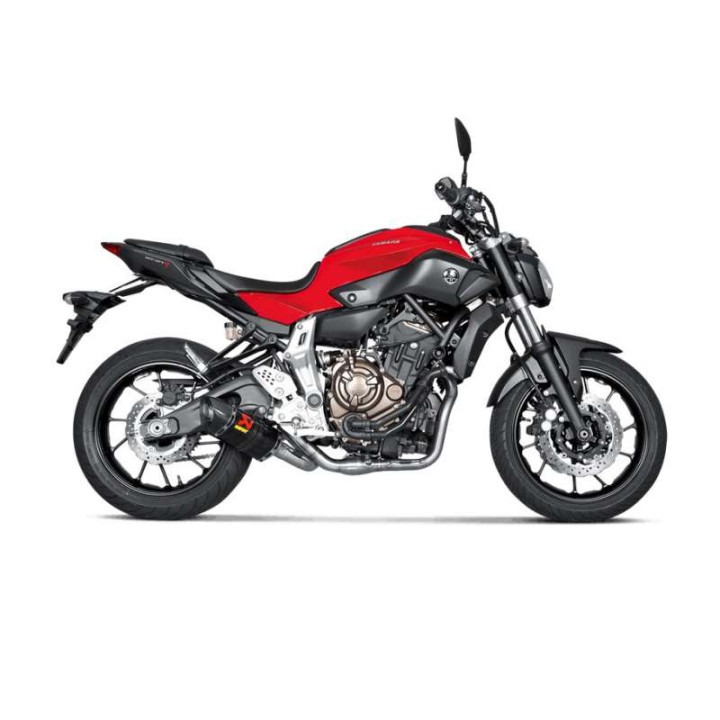 Ligne complète Akrapovic RACING Carbone Yamaha MT-07 14-