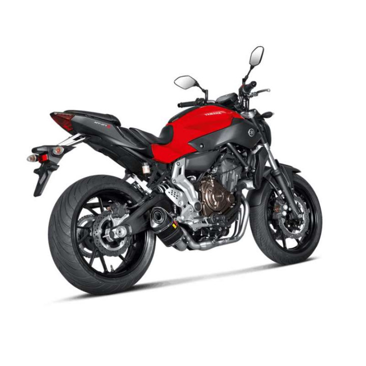 Ligne complète Akrapovic RACING Carbone Yamaha MT-07 14-