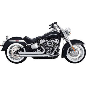Échappement Vance & Hines BIG SHOTS CHROME (17941) Harley SOFTAIL 18-