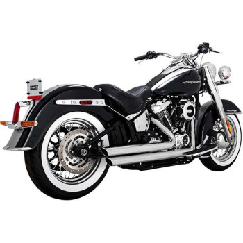 Échappement Vance & Hines BIG SHOTS CHROME (17941) Harley SOFTAIL 18-