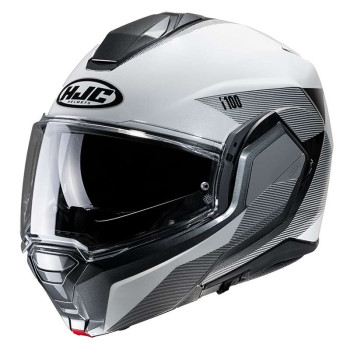 Casque moto modulable HJC I100 BESTON BLANC/GRIS