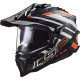 LS2 EXPLORER MX701C CARBON EDGE motorcycle helmet Black/Orange 22.06
