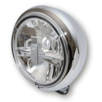 HIGHSIDER HD-STYLE 7-inch LED motorcycle headlight Type 3 Chrome