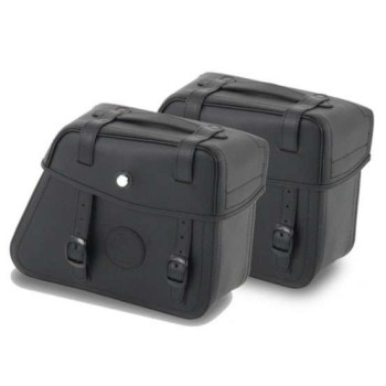 Sacoches cavalières moto cuir Hepco & Becker RUGGED 36 litres (C-BOW)