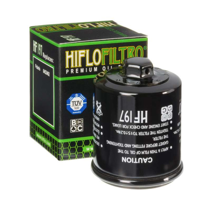 Filtre à huile Hiflofiltro HF197 Filtre à huile Hiflofiltro HF197