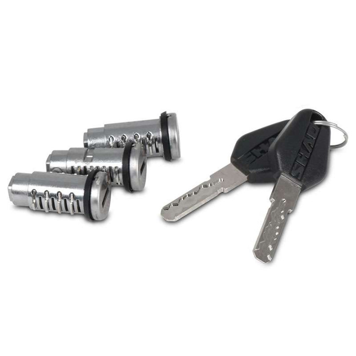 3-barrel lock kit + keys for Shad TERRA cases (D1TRBOR)