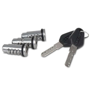 Kit serrure 3 barillets + clés pour valises Shad TERRA (D1TRBOR) Kit serrure 3 barillets + clés pour valises Shad TERRA (D1TRBOR)