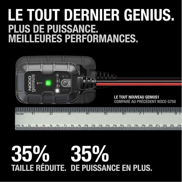 Chargeur de batterie NOCO GENIUS1EU 6/12V