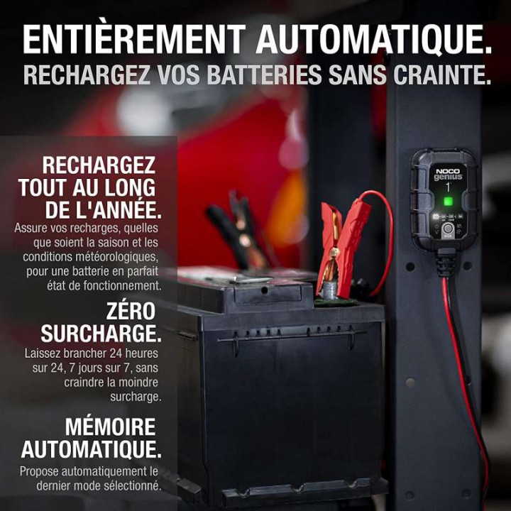Chargeur de batterie NOCO GENIUS1EU 6/12V