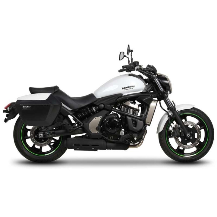 Kit valises Shad SH23 + supports 3P (K0VL65IF) Kawasaki VULCAN S