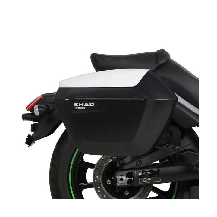 Kit valises Shad SH23 + supports 3P (K0VL65IF) Kawasaki VULCAN S