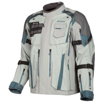 Veste moto Klim BADLANDS PRO A3 2023 Gris/Bleu