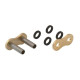 Hollow pin rivet attachment for AFAM 520 XLR2 chain