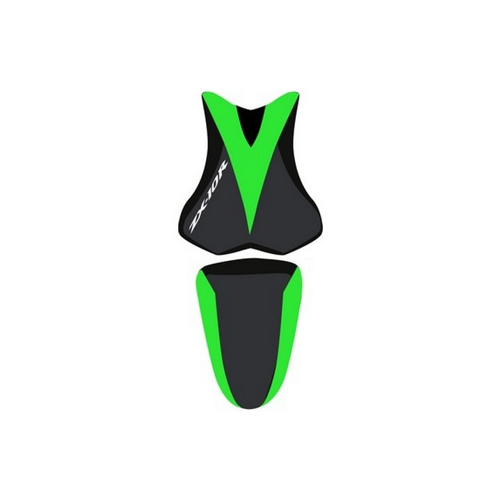Housse de selle Bagster (2200A) Noir/Stam/Lettres Blanches Kawasaki ZX10R 08