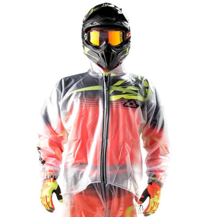 Acerbis transparent RAIN CLEAR 3.0 motorcycle rain jacket