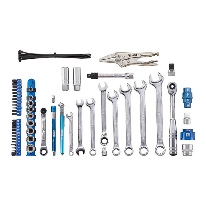 Sacoche outils + kit complémentaire Jap & Triumph SBV TOOLS