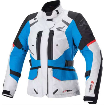 Veste femme Alpinestars Honda STELLA ANDES V3 DRYSTAR Gris/Bleu