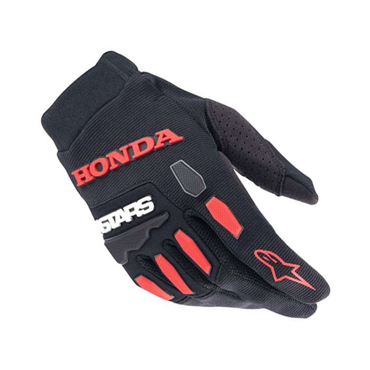 Alpinestars Honda FULL BORE Cross Gloves Black/Red
