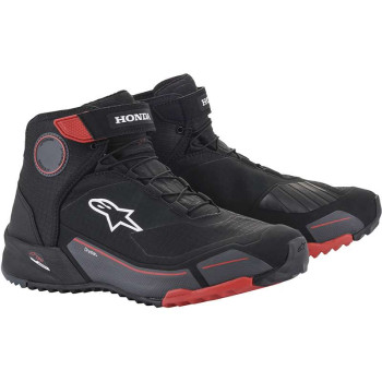Baskets moto Alpinestars Honda CR-X Drystar Noir/Rouge/Gris