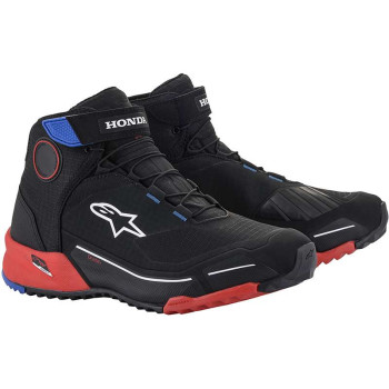 Baskets moto Alpinestars Honda CR-X Drystar Noir/Rouge/Bleu