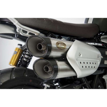 Zard INOX approved muffler Triumph SCRAMBLER 1200 21-23