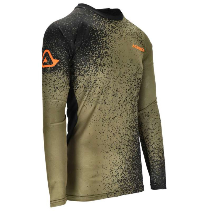 Maillot moto cross Acerbis X-DURO 2.0 Vert militaire