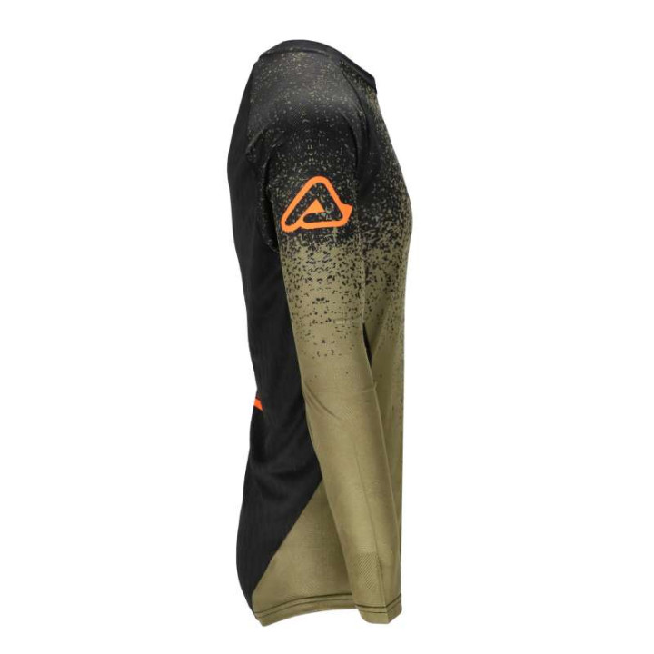 Maillot moto cross Acerbis X-DURO 2.0 Vert militaire
