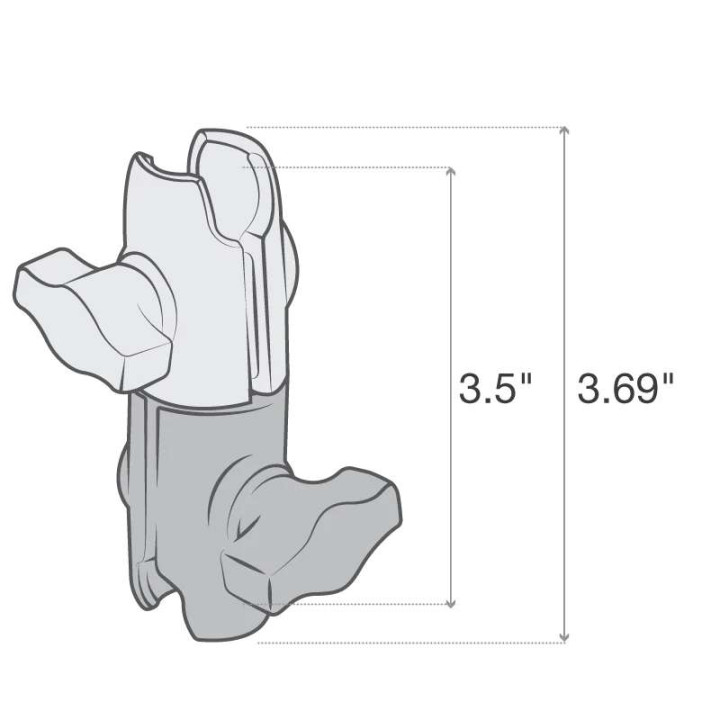 Bras pivotant RAM MOUNT - RAP-B-200-12U