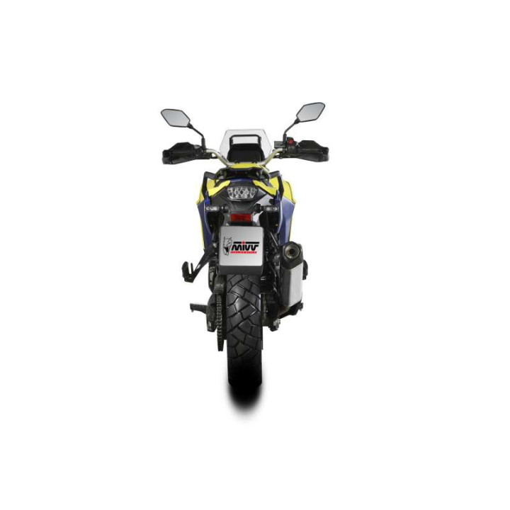 Silencieux homologué Mivv SPEED EDGE Inox (S.061.LRX) Suzuki DL800 V-Strom DE