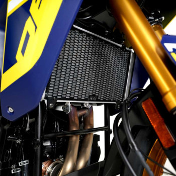 Radiator cover R&amp-G Black Suzuki DL800 V-Strom DE