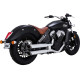 Vance &amp- Hines TWIN SLASH CHROME muffler (18323) Indian SCOUT 60/69