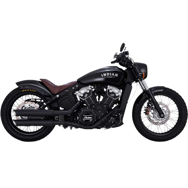 Vance &amp- Hines TWIN SLASH BLACK muffler (48323) Indian SCOUT 60/69