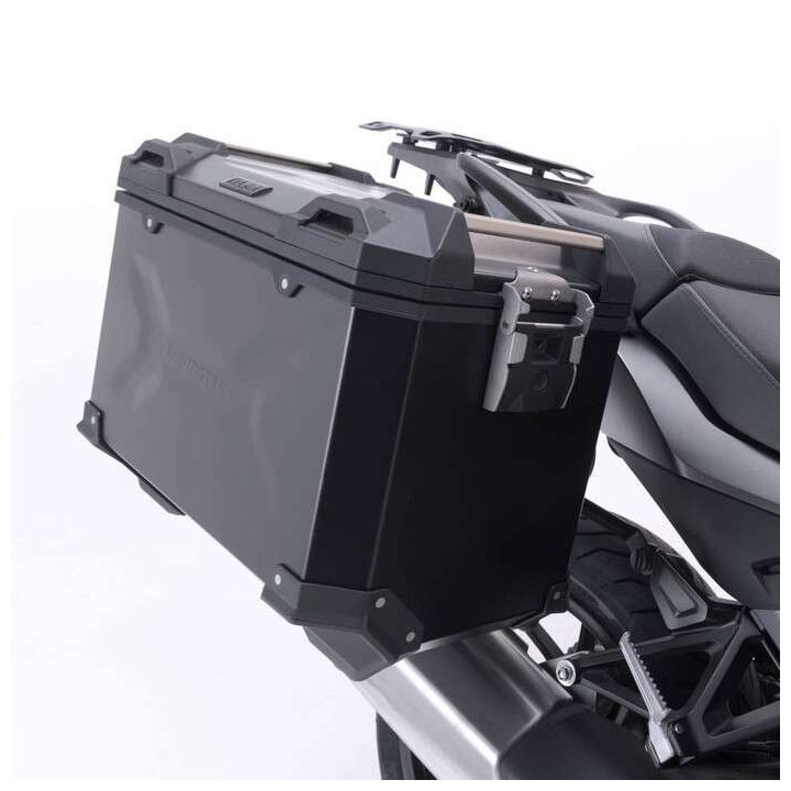 SW-Motech TraX ADVENTURE 2x37L Honda NT1100 aluminum suitcase kit