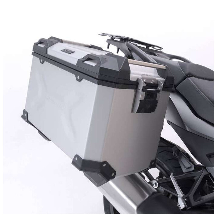 SW-Motech TraX ADVENTURE 2x45L Honda NT1100 aluminum suitcase kit