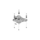 Porte-bagages SW-Motech STREET-RACK Husqvarna 701 Enduro/Supermotard (GPT.03.701.16001/B)