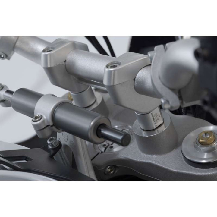 Rehausseur guidon SW-Motech +20mm Ducati Desert X 950